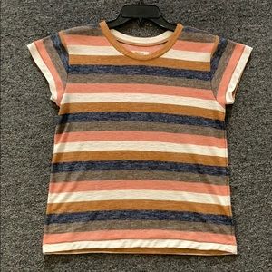 Madewell Textured Tee in Stripe